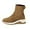 Brown, variant on Fashionable Solid Color Suede Side Zipper Ankle Boots Comfortable Warm Winter Booties for Casual Outdoor Footwear