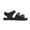 BLACK, variant on Dream Pairs Kids Girls Boys Summer Open Toe Sandals with Adjustable Strap Buckle Shoes Toddler/Little Kid SDSD2210K BLACK Size 3