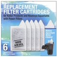 Koller Products Replacement Filter Cartridges Size Small, 6Pack