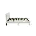 thumbnail image 5 of East West Furniture Nolan 2-Piece Wood Queen Bedroom Set in White/Urban Gray, 5 of 8