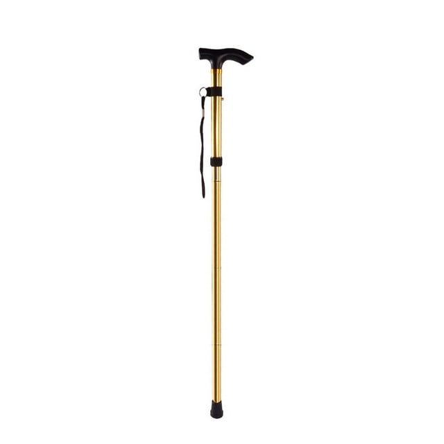 CSChome Retractable Walking Stick Collapsible Trekking Pole - Ergonomic Handle Foldable Hiking Cane