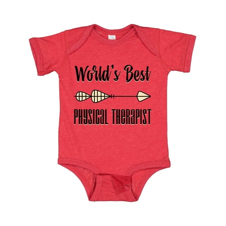

Inktastic Gift for Physical Therapist Arrow World s Best Gift Baby Boy or Baby Girl Bodysuit