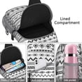 thumbnail image 2 of Hippie Tribal Style Sling Backpack Lightweight Crossbody Bag for Travel, Vintage Ink Pattern Shoulder Daypack, 2 of 6