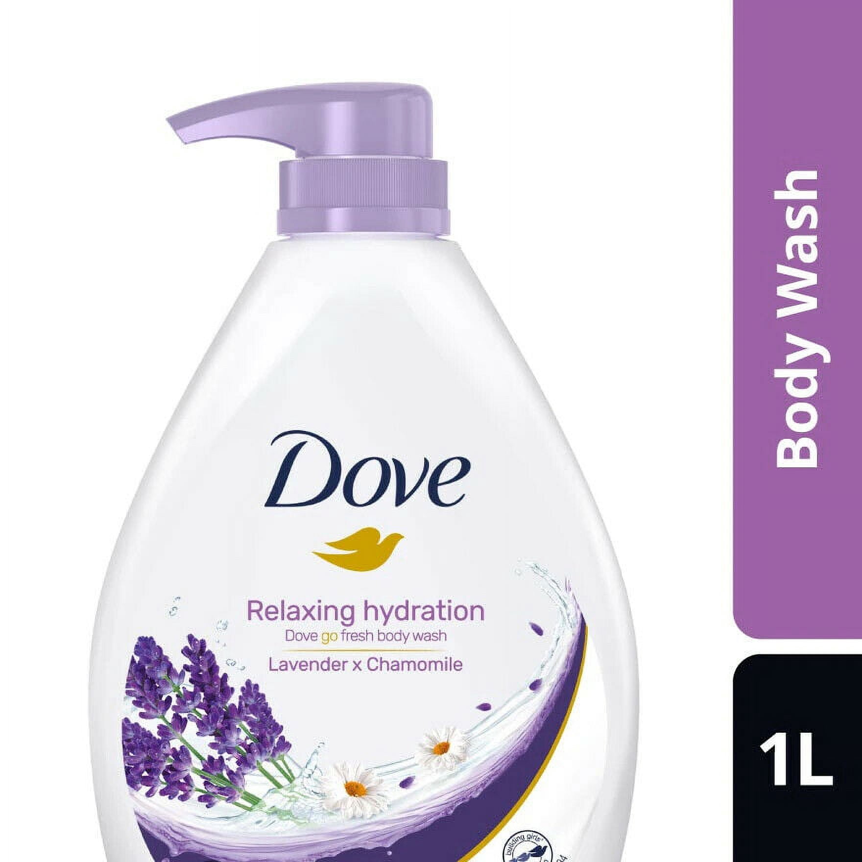 Dove Body Wash Lavender Oil and Chamomile Cleanser That Nourishes Your Skin Calms & Comforts Skin