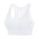 thumbnail image 1 of Sujetador deportivo sin tirantes para correr a prueba de golpes para mujer - Moldeado con fruncido transpirable - Nailon/spandex, M-XXL, todas las estaciones, 1 of 5