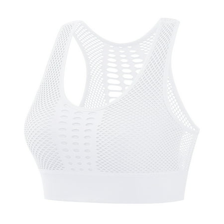 Xiaoxatg Women s Breathable Shockproof Running Gathering Shaping Sports Yoga Fitness Tank Top Bra Large Sports Bra