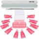 thumbnail image 1 of Kit de herramientas de eliminación de gel para uñas, con clip para quitar esmalte rosa, raspador de cutículas, cepillo para uñas de gel, almohadilla para limpiar uñas, exfoliante para lima de uñas, 1 of 5