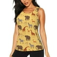 thumbnail image 3 of Goofa Cute Animals Printed Womens Workout Tops for Women Sleeveless Yoga Shirts Athletic Running Tank Tops Sleeveless Gym Clothes Workout Apparel-XX-Large, 3 of 9