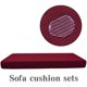 thumbnail image 2 of Funda de cojín elástica para sofá, protector de muebles, forro polar, licra, lavable, reversible, extraíble, funda para sofá, 2 of 5