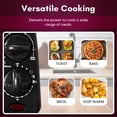 thumbnail image 6 of 2 Slice Toaster Oven with Time and Temp Knobs, 6 of 6