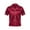 Burgundy, variant on iiniim Men's Satin Short Sleeve Button Down Shirt Top Classic Pajamas Tops Blouse Nightwear Size M-3XL Purple M