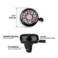 thumbnail image 3 of WIRESTER Black Bicycle Bell Aluminum Alloy Mini Bike Bell With Ring Horn Accessories for Adults Men Women Kids Girls and Boys - Y2K High-Teen Records, 3 of 6