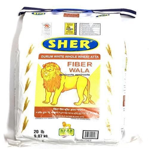 Farine blanche de blé entier Sher
