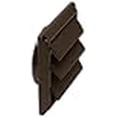 thumbnail image 2 of 4 In. Exhaust Wall Louvered Vent, Brown Plastic - 2677B, 2 of 2