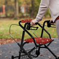 thumbnail image 4 of HELLHERO Stretchable Material Walker Rollator Seat Back Cover & Rollator Seat Back Cover Breathable Easy Fit for Suitable for Parks and Home，Christmas, 4 of 7