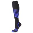 thumbnail image 1 of Compression Socks Football 20-30 mmHg Support Recovery Moisture Wicking Black, 1 of 10