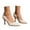 White, variant on BdTemWBs Elegant Black Pointed Toe Heels For With Slip On Bowless Design For And Evening Wear (Beige,6)