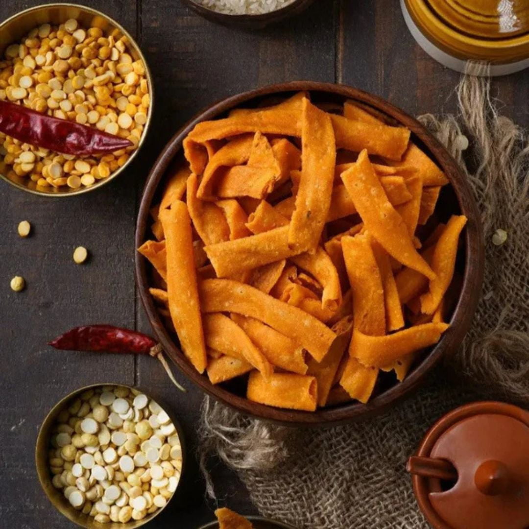 Shastha SKC Crunchy & Savory Ribbon Pakoda - Pack of 3 , 180gm