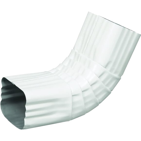 Codo para canaleta Rocky Mountain Goods 2x3 de aluminio blanco