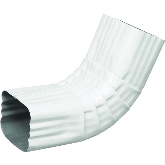 Codo para canaleta Rocky Mountain Goods 2x3 de aluminio blanco