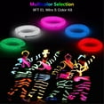 thumbnail image 2 of PENGXIANG Portable Neon Glowing Strobing Electroluminescent Wire Battery Operated Rope Lights For Christmas Hallo_ween Party Decor, 2 of 5