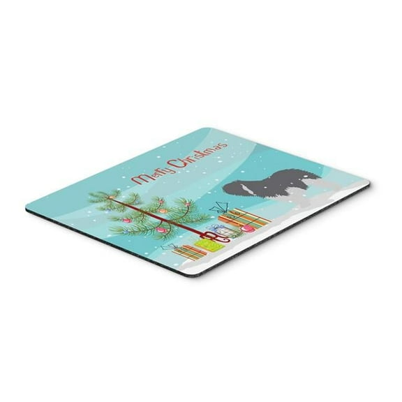 Carolines Treasures  Polish Lowland Sheepdog Dog Merry Christmas Tree Mouse Pad - Hot Pad or Trivet