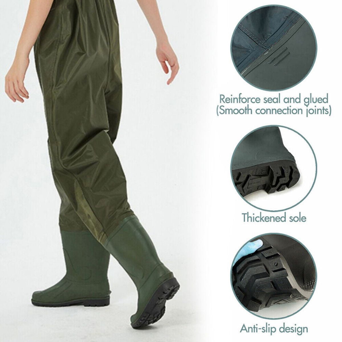 Fishing trousers with boots online