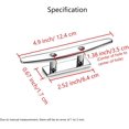 thumbnail image 3 of Abrazadera para barco de 5 pulgadas, base abierta, 2 piezas, abrazadera para muelle pequeña, acero inoxidable 316 resistente, amarre para cortina, gancho, incluye tornillos de instalación, 3 of 3