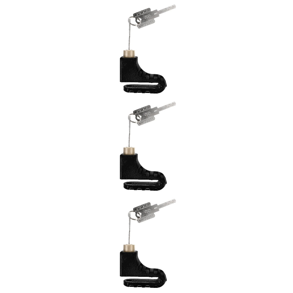 LIFKOME Anti-Theft Disc Lock, Small Metal Alloy for Bicycles and Motorbikes, 3Sets