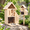 Natural, variant on Woodenect Hotel Bee Ladybugserfly House Large Mason Lady With Stake And Feeder For Garden Yardyard Attracterflies Pollinators Bene