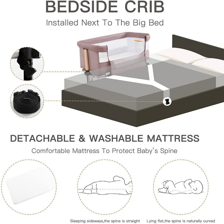 PEDI BALANCE ベース・トップ3本セット Amazon.com: AMKE 3 in 1 Baby Bassinets,All-mesh Bedside