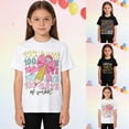thumbnail image 5 of Coerni Girls Boys 100 Days of School Shirt Short Sleeve Toddler Kids Tops 100th Day of School Tee Shirts Casual Outfits, 5 of 6