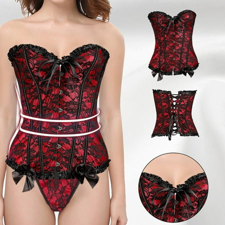 

Women Lace Body Shaper Bodysuit Firm Control Shapewear Lifter Corset Belt Waist Trainer Burner Shapewear With Underpant Note Please Buy One Size Larger