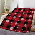 thumbnail image 4 of kladzum Christmas Throw Blanket 39x29 Inches Soft Breathable Blankets Super Cozy Christmas Blanket Holiday Gifts Travel Throw Blankets for Sofa Bed Office Dormitory, 4 of 6