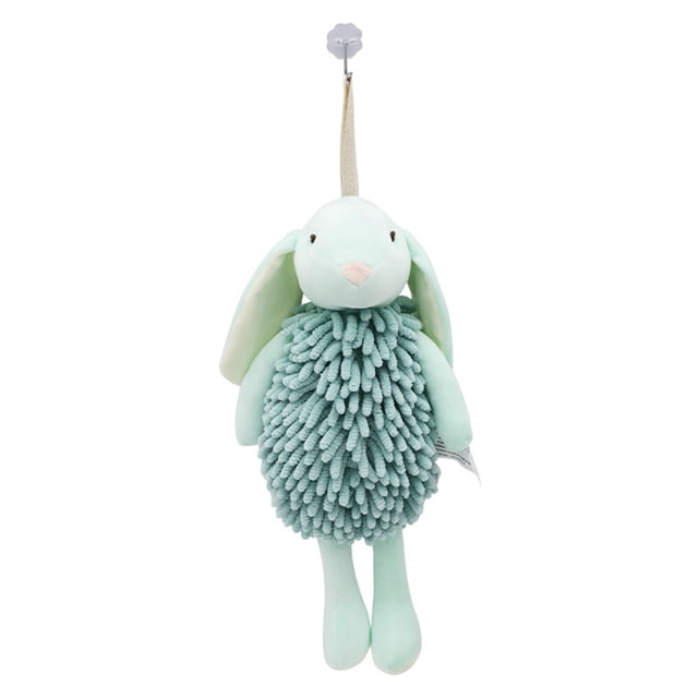 Cartoon Little Rabbit Hand Towel Doll Functional Animal Rabbit Hand Towel Towel Warmer Paper Towel Holder Bathroom Shelves over Toilet Bathroom Towel Rack Set Large Bath Towels Towel Warmers Spa
