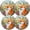 Black0901, variant on Electric Stove Burner Covers,4 Pcs Round Gas Burner Cover,8 and 10 Inch,Fox in the Shadow of Flowers