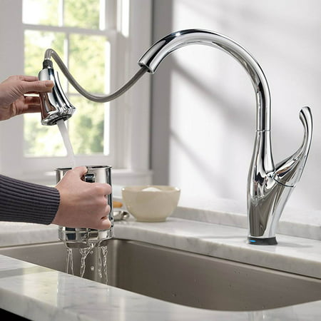 Delta Addison Single Handle Touch Activated Kitchen Faucet Chrome
