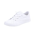 thumbnail image 2 of EKVAHL Low Top Canvas Sneakers for Women, Lace Up Flexible Cushioned Non Slip Casual Footwear, Daily Errands Outdoor Everyday Sneakers White, 2 of 3