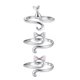 thumbnail image 2 of Anillo De Bucle Para Tejer, Apertura De Guía De Hilo De Moda, Soporte Para Dedo, 3 Piezas, Resistente Al óxido, Aumenta La Eficiencia, Uso Flexible Para Manualidades DIY, 2 of 7