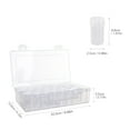 thumbnail image 4 of Yeacher Clear Bead Storage Containers Set 30 Grids Box with Accessories Embroidery Storage Boxes for DIY Art Craft Jewelry, 4 of 8