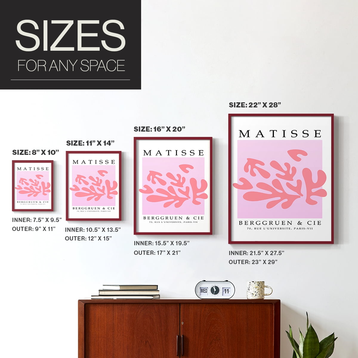 Matisse LXXXI Framed Print - Solid Wood