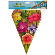 Luau Pennant Banner Party Accessory (1 count) (1/Pkg)