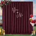 thumbnail image 2 of Cortinas de fondo SoarDream Burgundy, 4 paneles, 1,5 x 3 m, poliéster, 2 of 8
