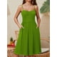 thumbnail image 2 of Vestido YATHON casual con tirantes finos y bolsillos para mujer, 2 of 2