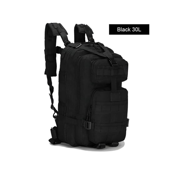 GASTROPOD 30L Military Black Tactical Backpack Rucksack Camping Hiking Bag Outdoor Travel