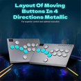 thumbnail image 4 of 13Keys Arcade Stick All-Button Controller Joystick Controller Grey, 4 of 5