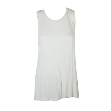 Ralph Lauren Mock Neck - Lauren Ralph Lauren Ivory Sleeveless Scoop Neck Tank Top M