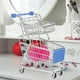 thumbnail image 4 of Mini carrito de compras supermercado de asuntos de mano Modelo de juguete Decoración de la canasta de almacenamiento de tranvía, 4 of 4