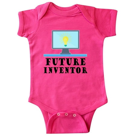 

Inktastic Future Inventor Computer Occupation Gift Baby Boy or Baby Girl Bodysuit