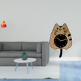 thumbnail image 2 of Escultura de escritorio,Estatua de la Cuenca del Tesoro,regalo de cumpleaños de Feng Shui,Reloj de pared,Reloj de pared decorativo con diseño de gato para sala de estar,silencioso,Reloj de, 2 of 8